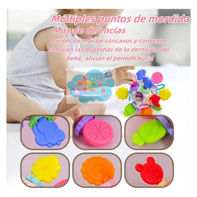 PELOTA SONAJERO MULTISENSORIAL - Imagen 3