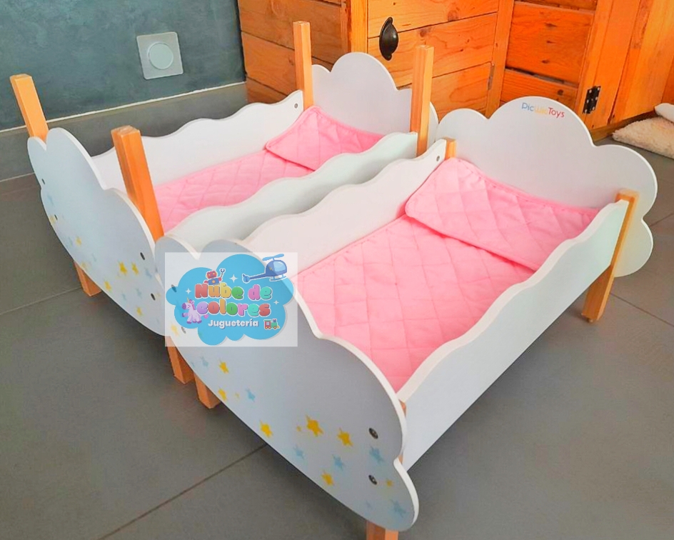 CUNA DOBLE DE MADERA - Imagen 3
