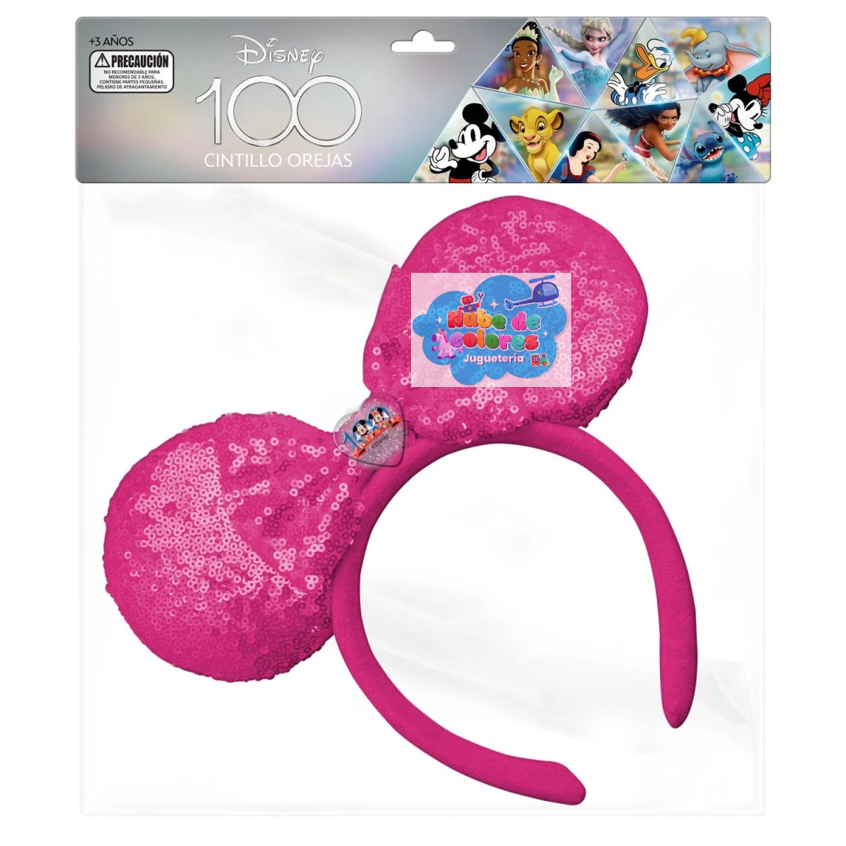 CINTILLO OREJAS "MICKEY ROSADO" - Imagen 2