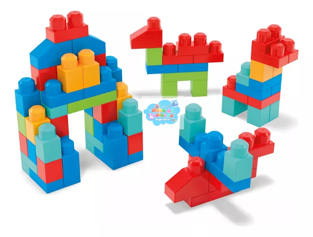 MEGA BLOKS - BLOQUES CONSTRUCCIÓN 100 PCS. - Imagen 2