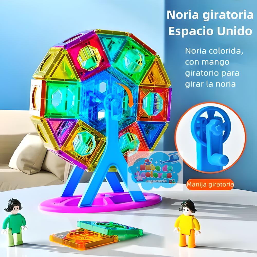 RUEDA GIRATORIA CON IMANES 55 PCS. - Imagen 2