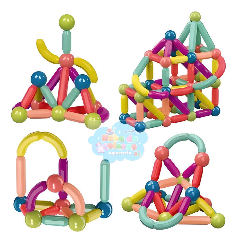MALETA BLOQUES MAGNÉTICOS 84 PCS. - Imagen 2