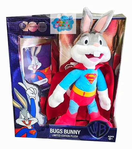 WARNER BROS - PELUCHE BUGS BUNNY SUPERMAN - Imagen 2