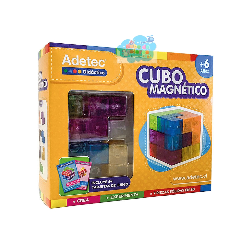 CUBO RUBIK MAGNÉTICO - ADETEC - Imagen 5