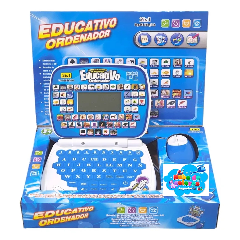 COMPUTADOR EDUCATIVO AZUL - Imagen 13