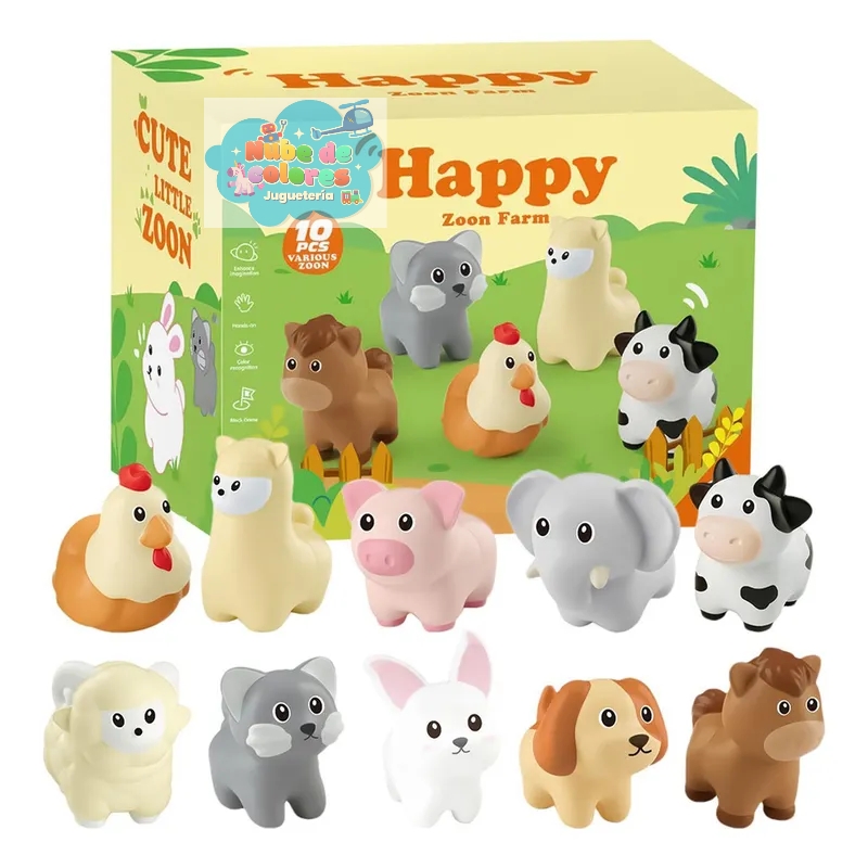 HAPPY ZOON FARM - ANIMALES ENCAJES
