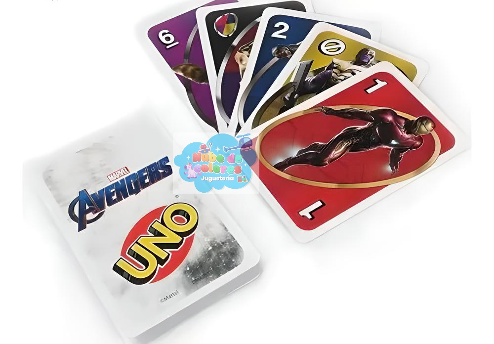 JUEGO CARTAS UNO "AVENGERS" - Imagen 2