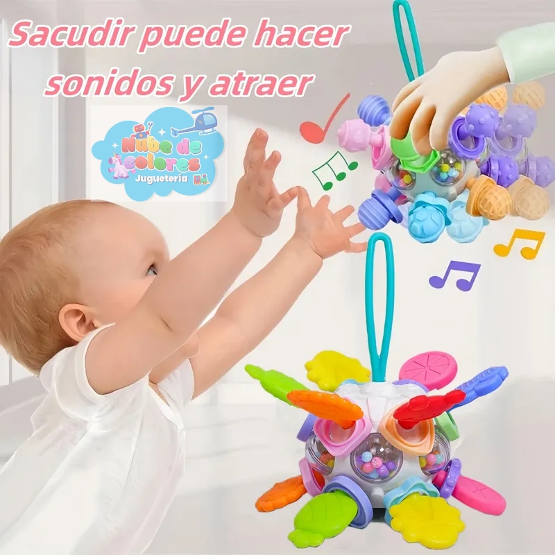 PELOTA SONAJERO MULTISENSORIAL