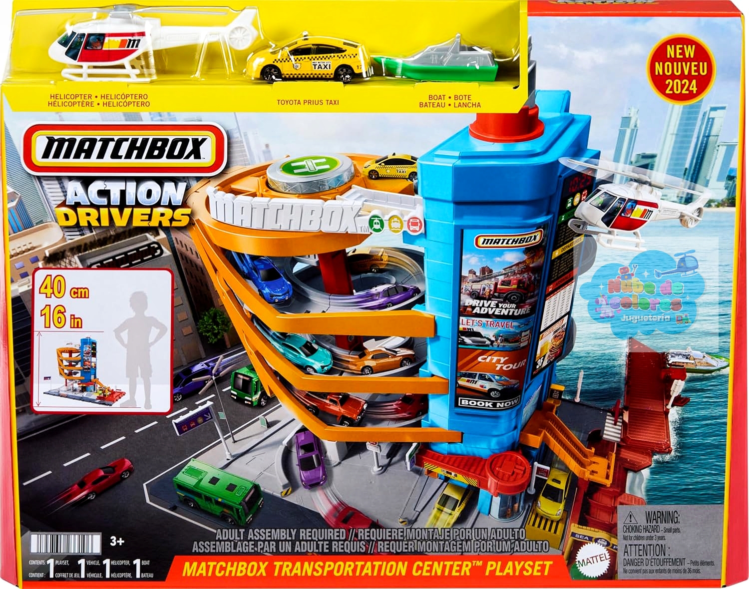 MATCHBOX - CENTRO DE TRANSPORTE CON 5 NIVELES - Imagen 6