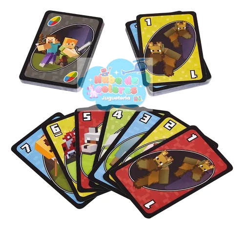 JUEGO CARTAS UNO "MINECRAFT" - Imagen 2