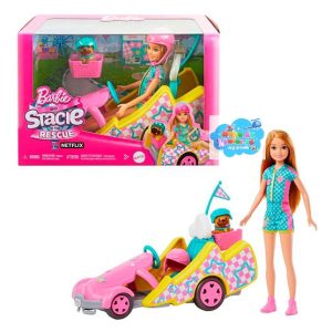 STACIE AL RESCATE GO KART! - BARBIE