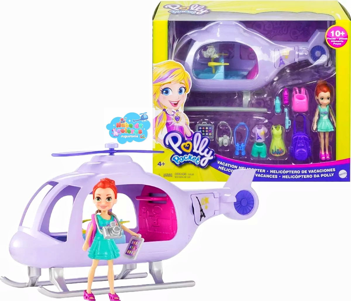POLLY POCKET - HELICÓPTERO DE VACACIONES