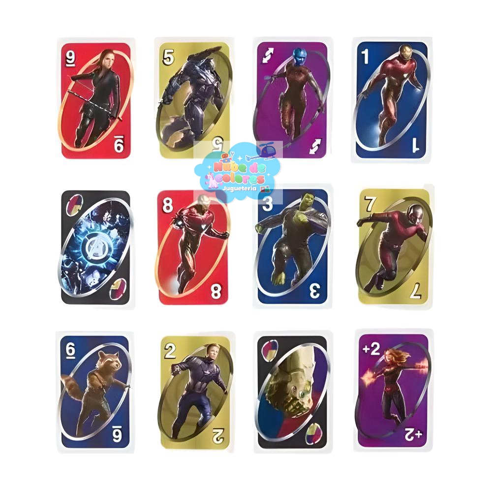 JUEGO CARTAS UNO "AVENGERS" - Imagen 3