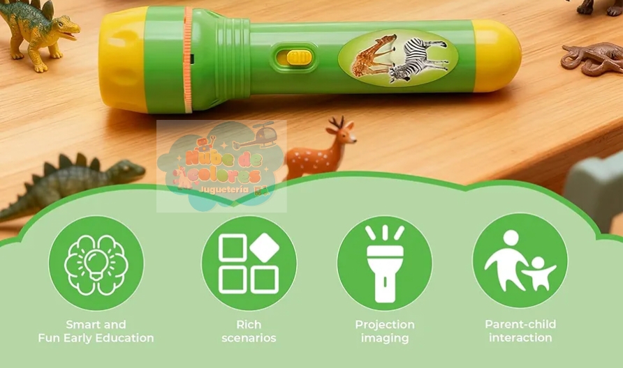 LINTERNA PROYECTOR ANIMALES - Imagen 6