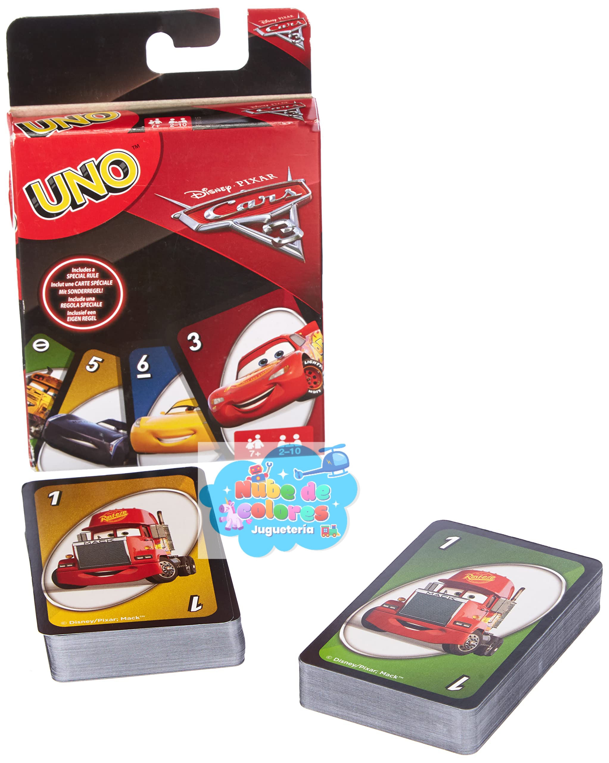 JUEGO CARTAS UNO "CARS 3" - Imagen 2