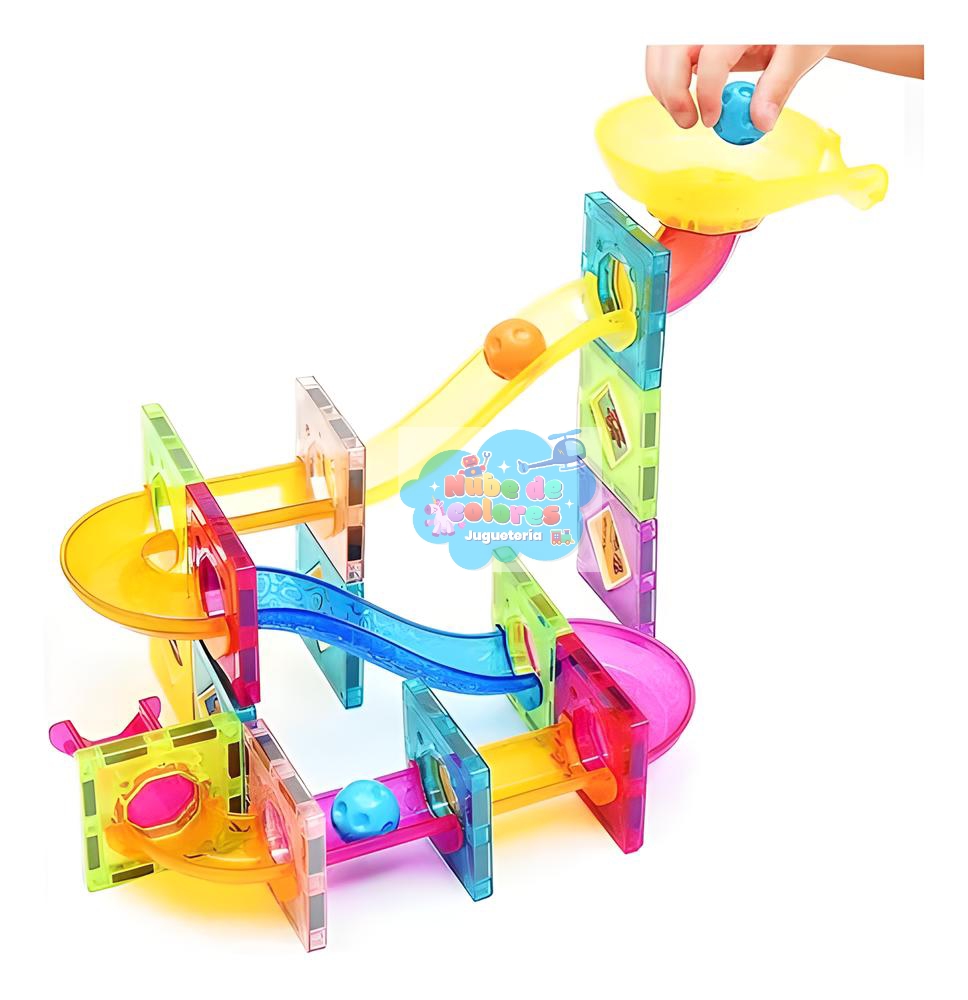BLOQUES DE IMANES CON TOBOGANES 47 PCS. - Imagen 2