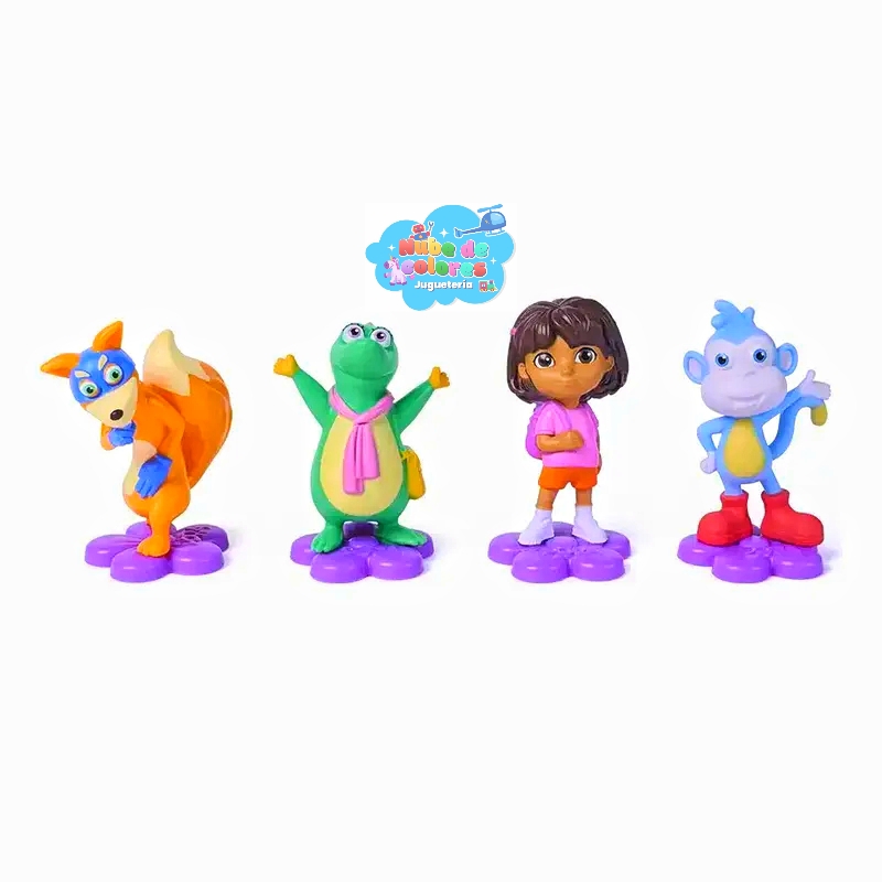 DORA LA EXPLORADORA 4 FIGURAS - Imagen 6