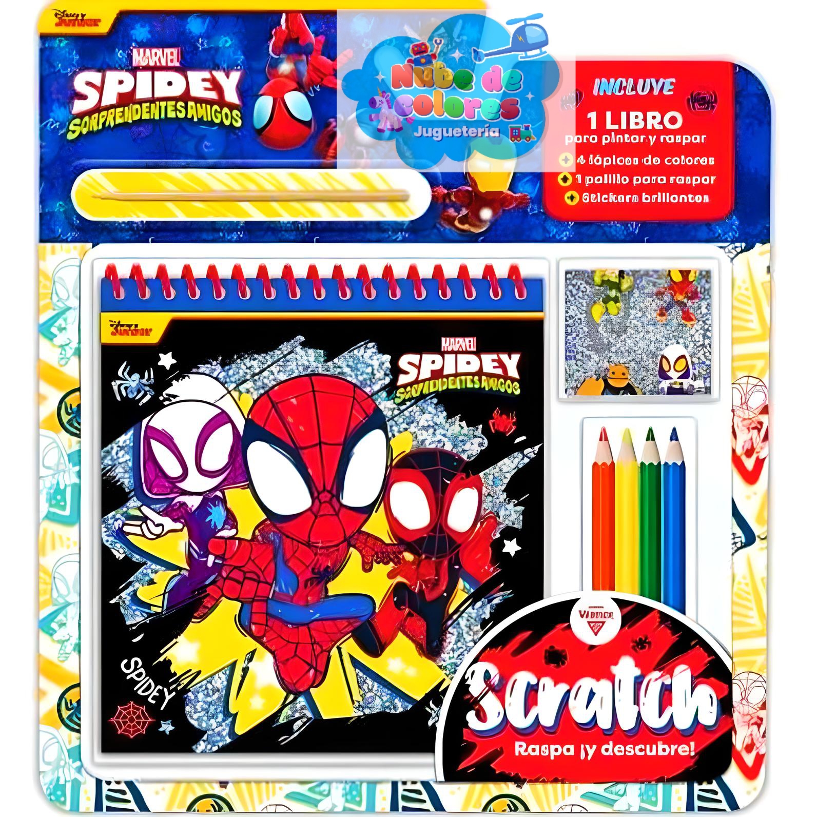 SET DE RASPAR Y ACTIVIDADES SPIDEY
