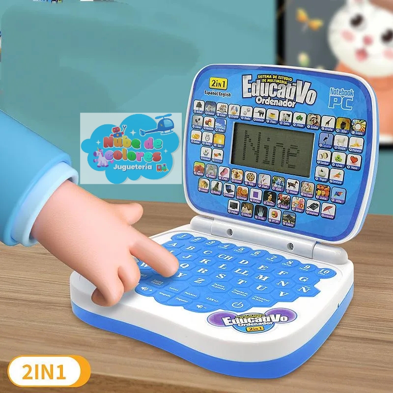 COMPUTADOR EDUCATIVO AZUL - Imagen 8