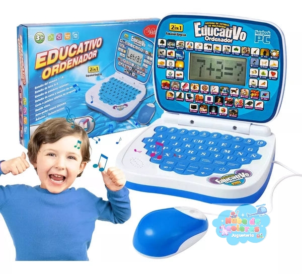 COMPUTADOR EDUCATIVO AZUL