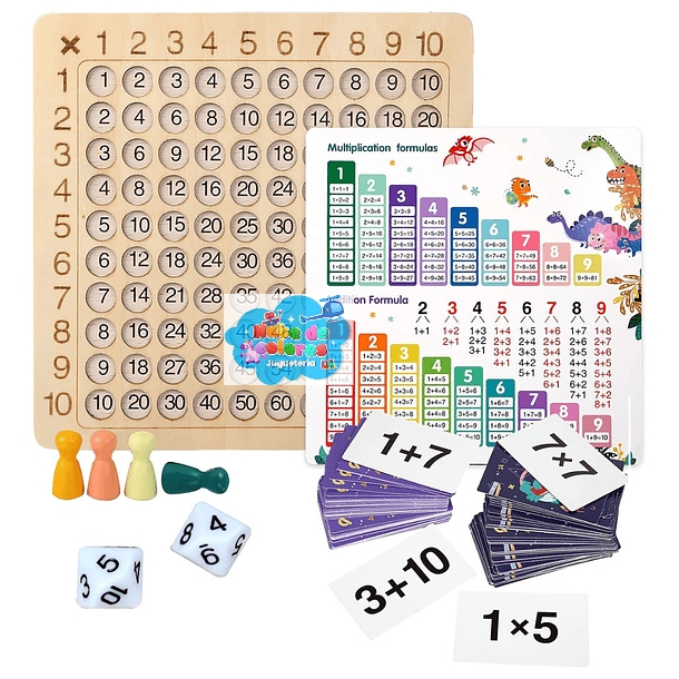 TABLEROS MATEMÁTICOS SUMAS Y MULTIPLICACIÓN - Imagen 4