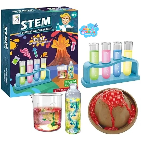 KIT EXPERIMENTOS STEM 14 EN 1