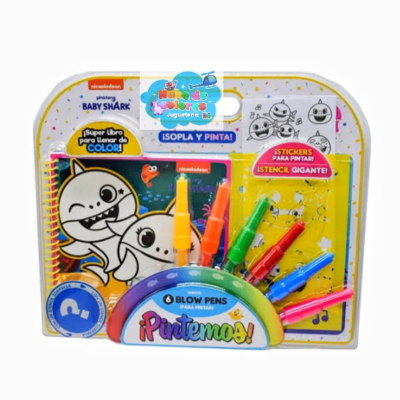 BABY SHARK SET "SOPLA Y PINTA"" - Imagen 2