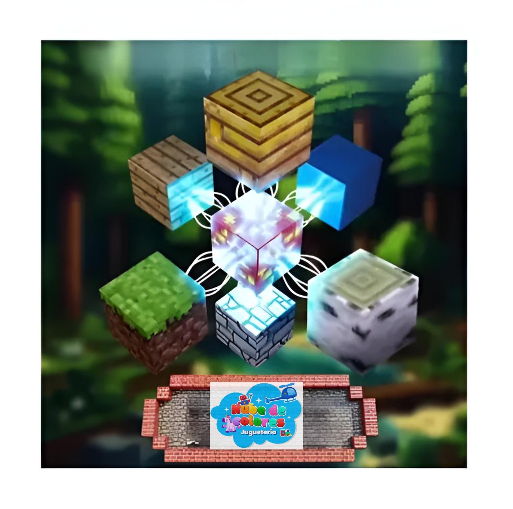MINECRAFT - CUBOS MAGNÉTICOS 120 PCS. - Imagen 2