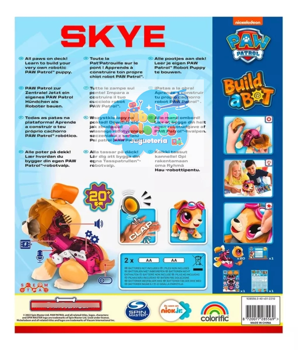 PAW PATROL - CONSTRUCCIÓN DE ROBOT SKYE - Imagen 4