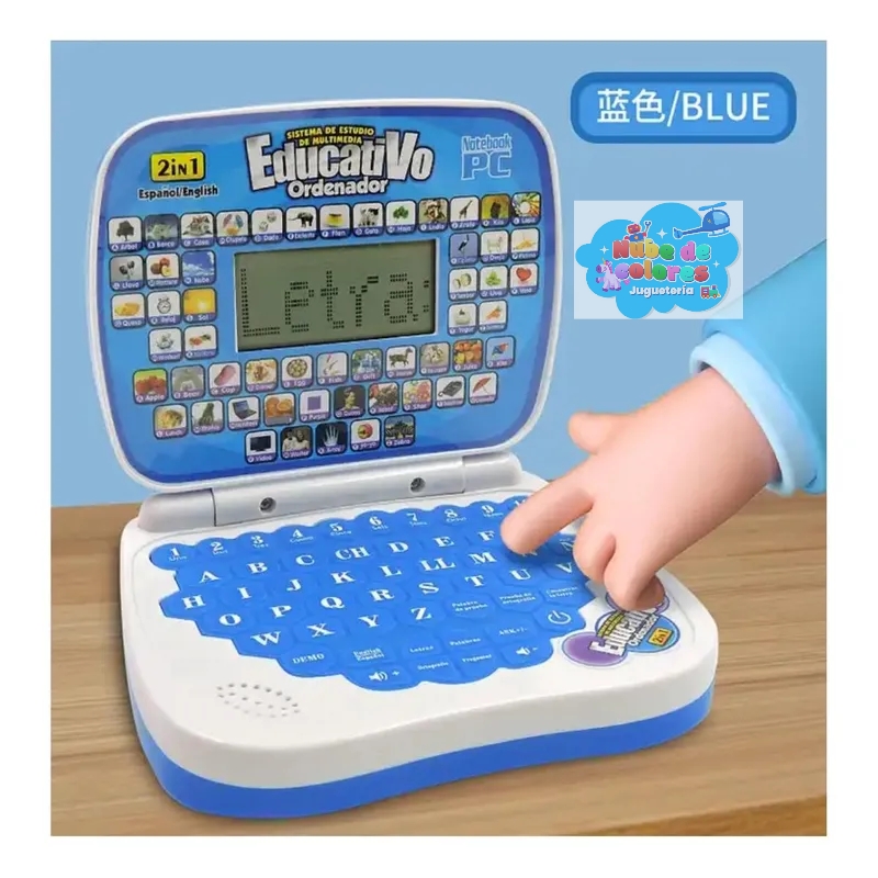 COMPUTADOR EDUCATIVO AZUL - Imagen 10