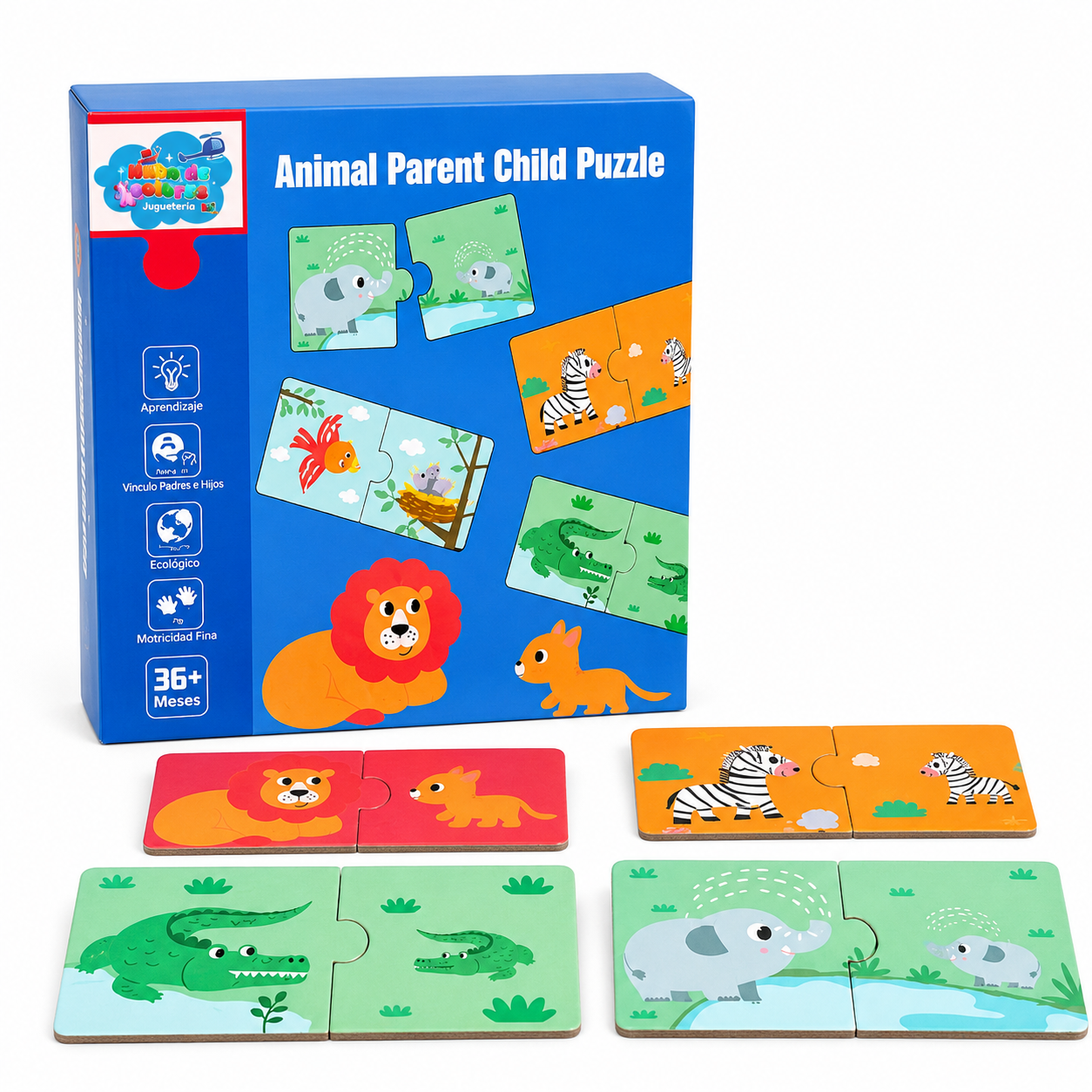 PUZZLE ASOCIACIÓN PADRES E HIJOS