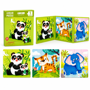 PUZZLE IMANTADO NIVEL 1 - Animales de la selva