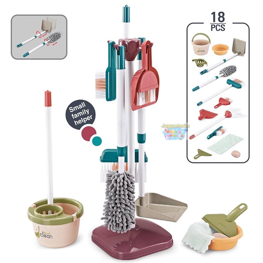 KIT DE LIMPIEZA - 18 ACCESORIOS