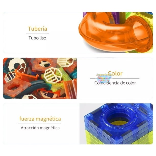 MALETA BLOQUES MAGNÉTICOS PLACA 42 PIEZAS - Imagen 4