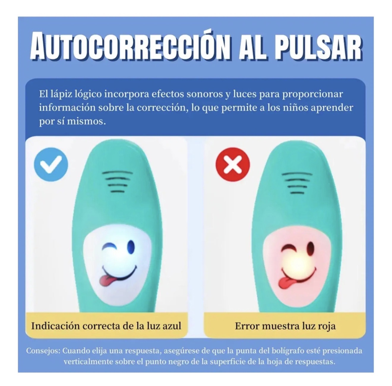 LÁPIZ INTELIGENTE CON AUTOCORRECCIÓN - Imagen 4