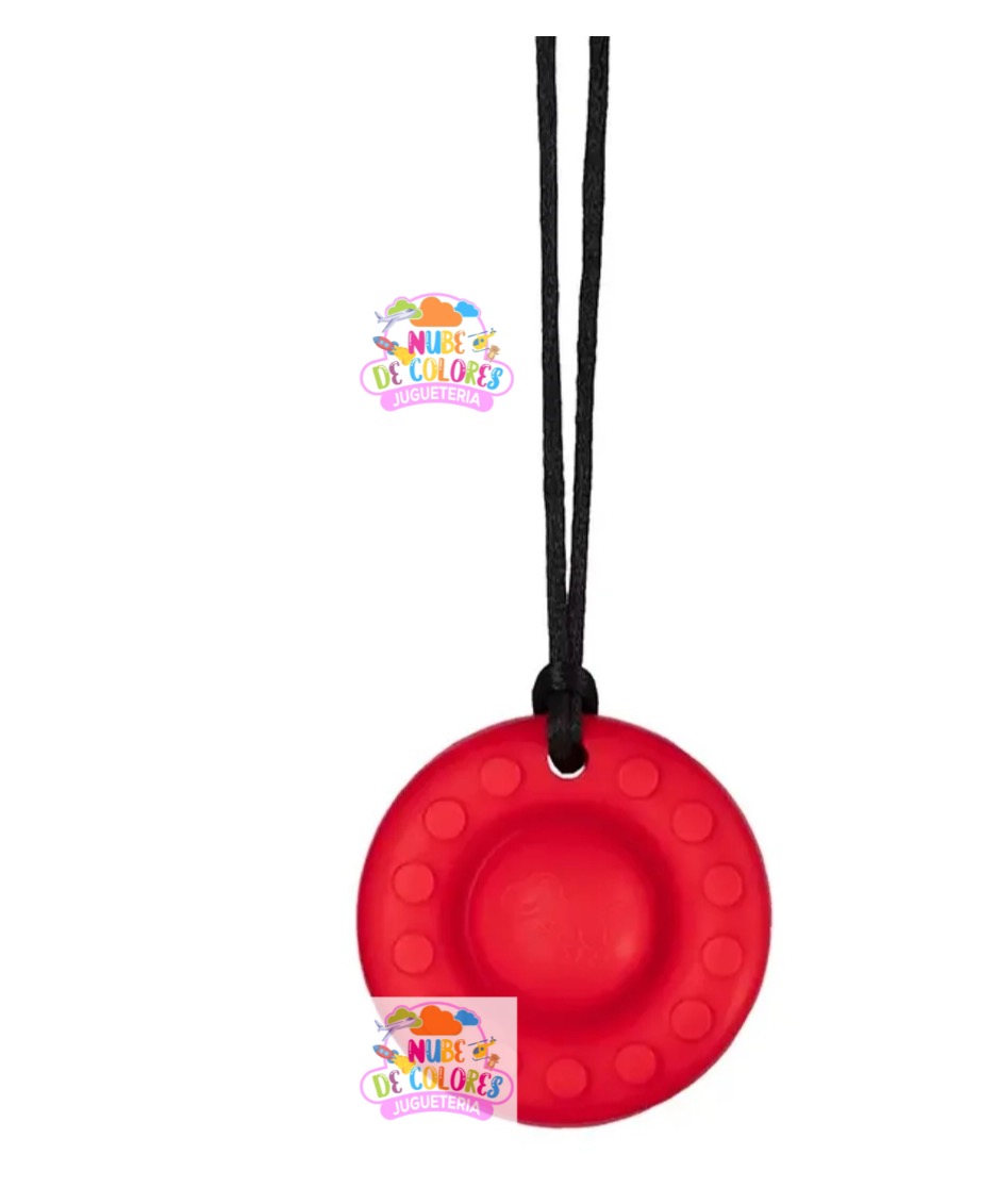 COLLAR MORDEDOR SENSORIAL REDONDO POPIT - Imagen 3