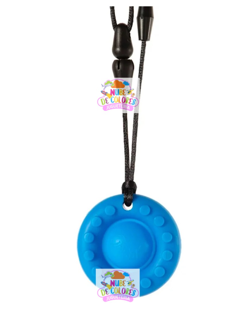 COLLAR MORDEDOR SENSORIAL REDONDO POPIT - Imagen 4