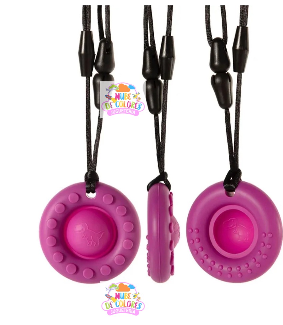 COLLAR MORDEDOR SENSORIAL REDONDO POPIT