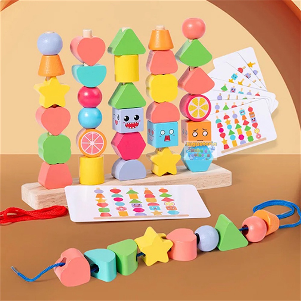JUEGO DE PATRONES, ENHEBRAR Y ENCAJES