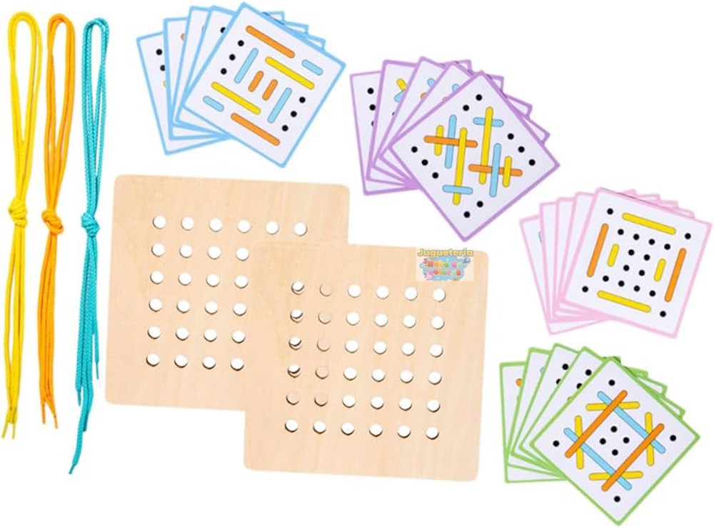 JUEGO DE ENHEBRADO Y PATRONES - Imagen 5