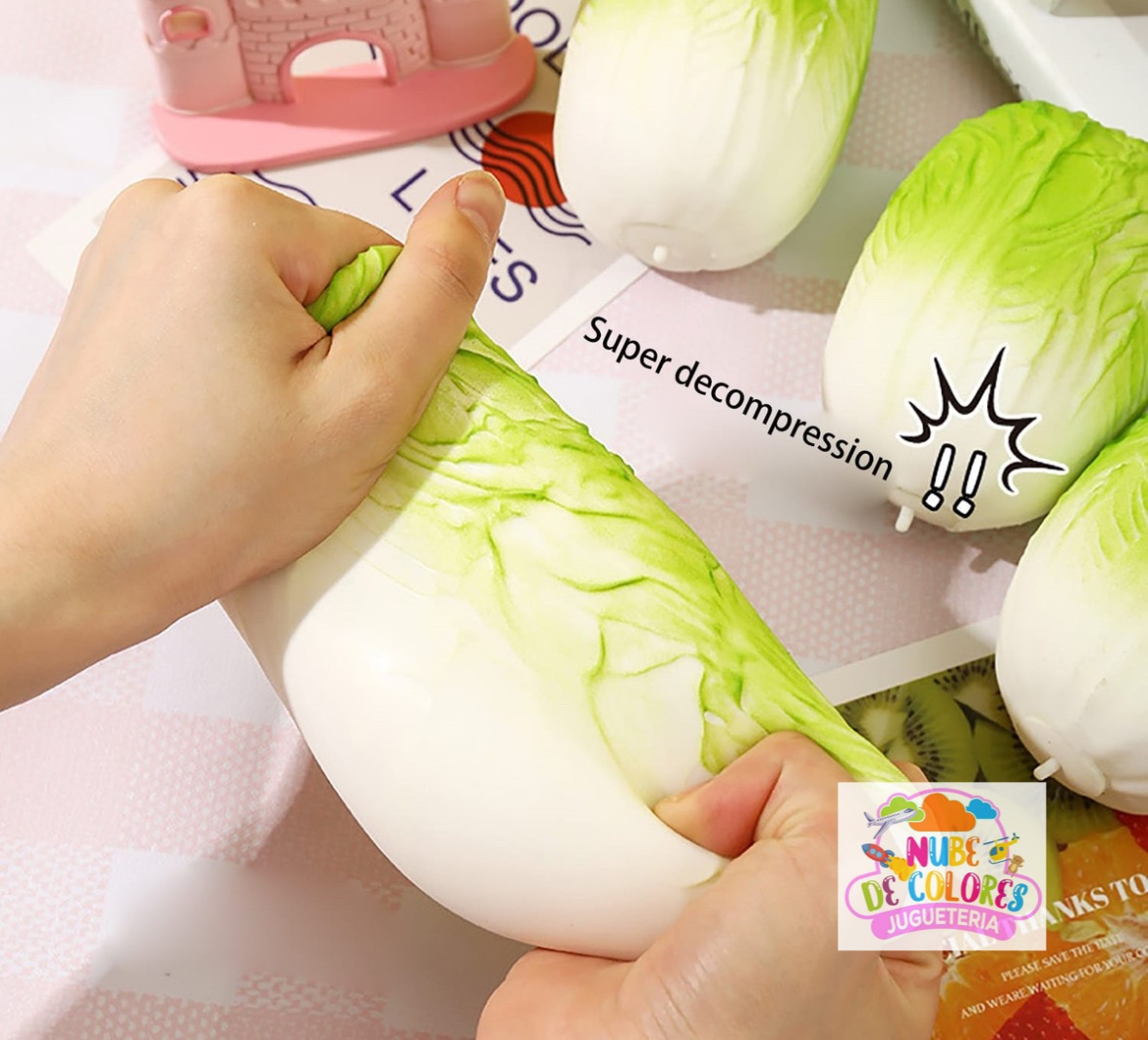 LECHUGA SQUISHY ULTRA SUAVE TEXTURIZADA - Imagen 2