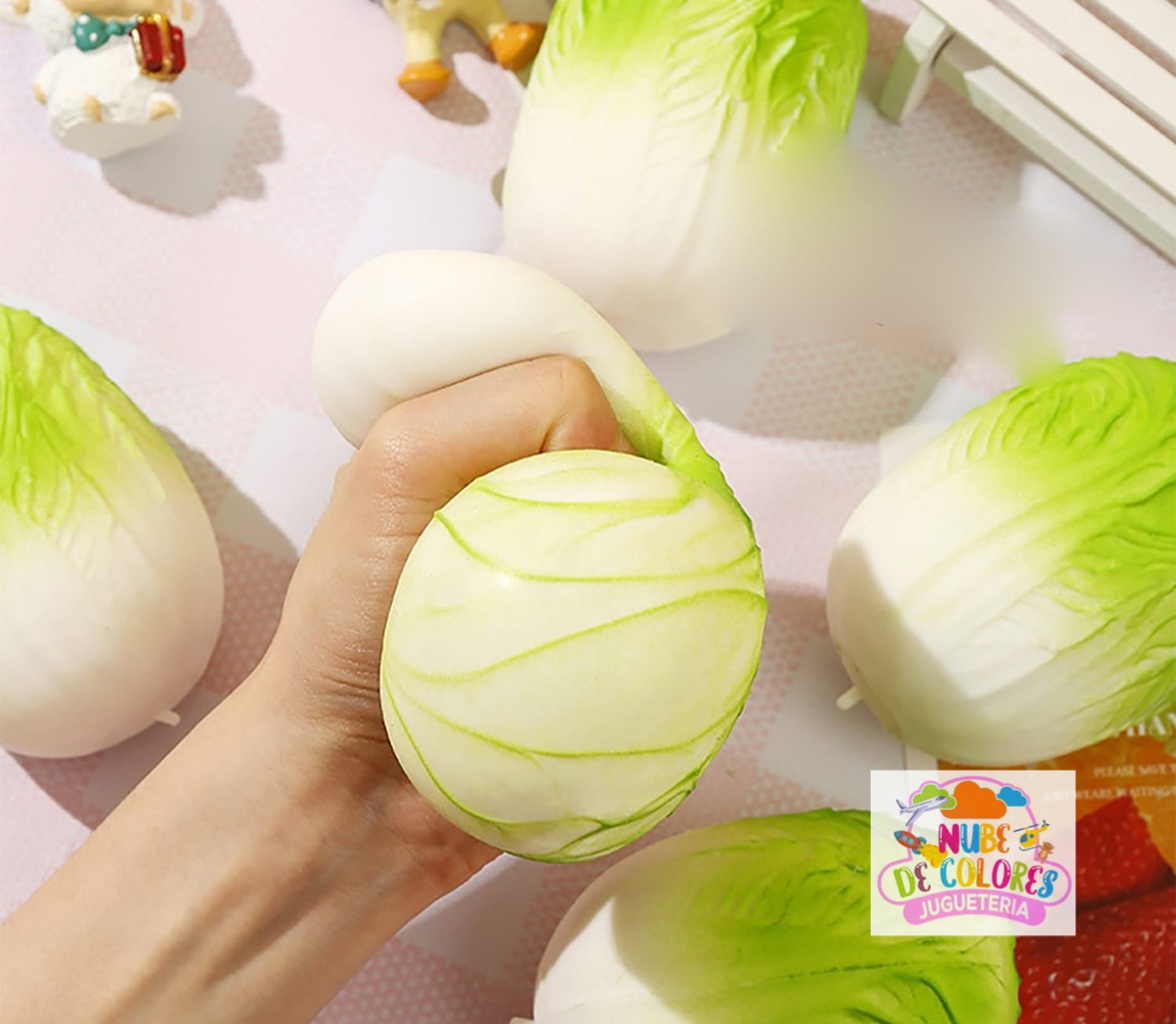 LECHUGA SQUISHY ULTRA SUAVE TEXTURIZADA - Imagen 5