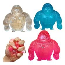 GORILA TRANSPARENTE SQUISHY ANTIESTRÉS