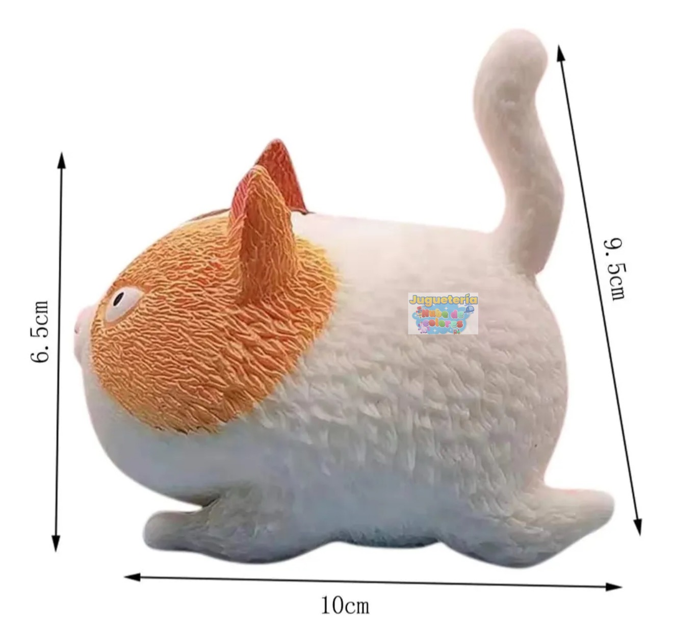 GATITO GRANDE SQUISHY SENSORIAL - Imagen 3
