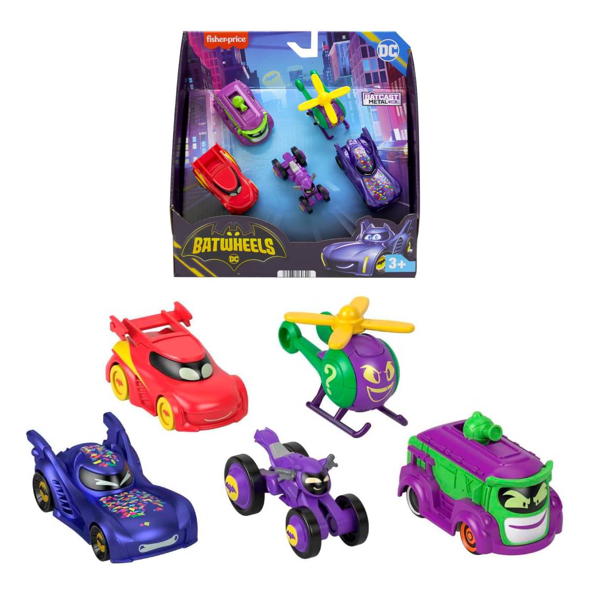 BATWHELLS SET 5 METÁLICOS