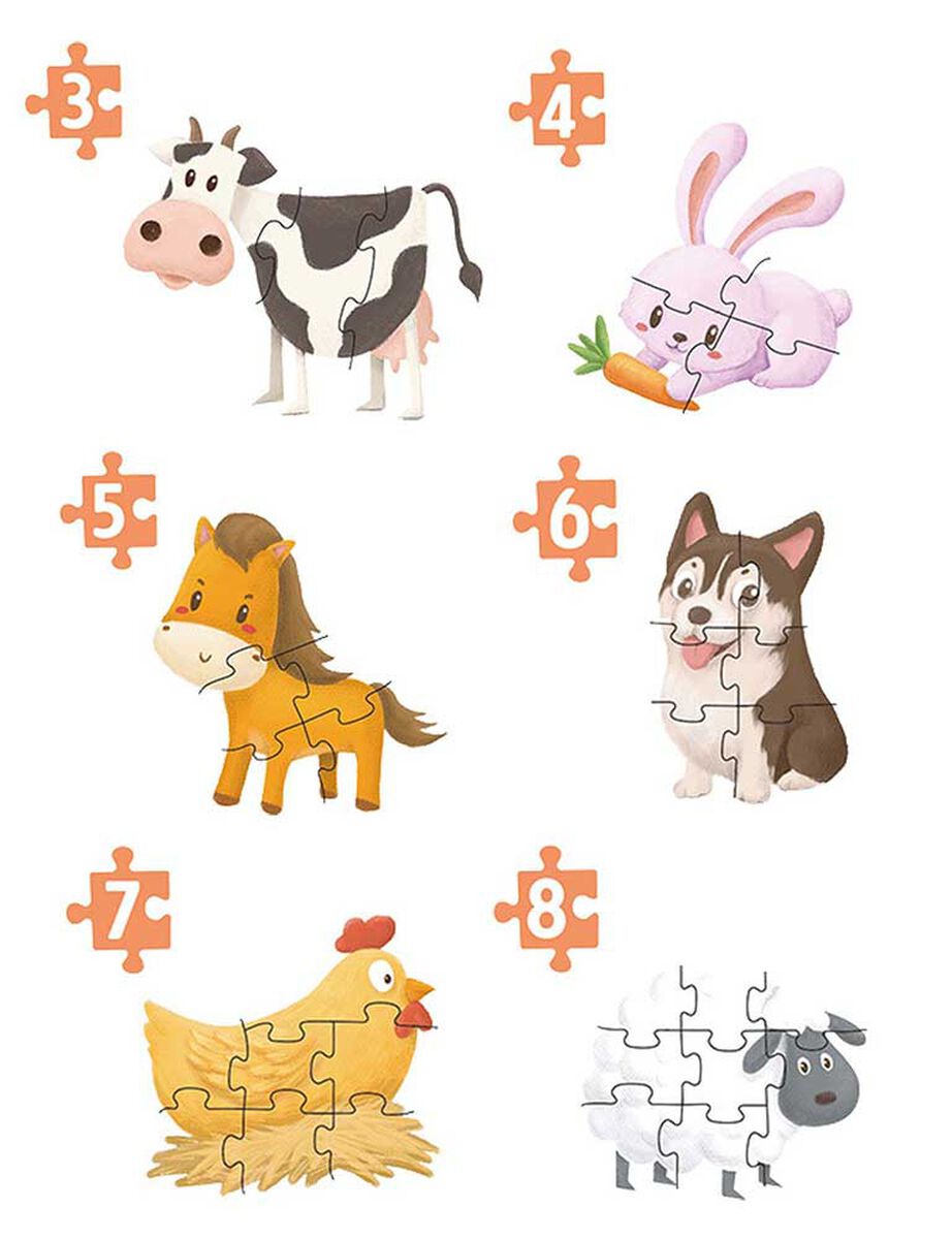 PUZZLE GRANJA PIEZAS SÚPER JUMBO REFORZADO - Imagen 2