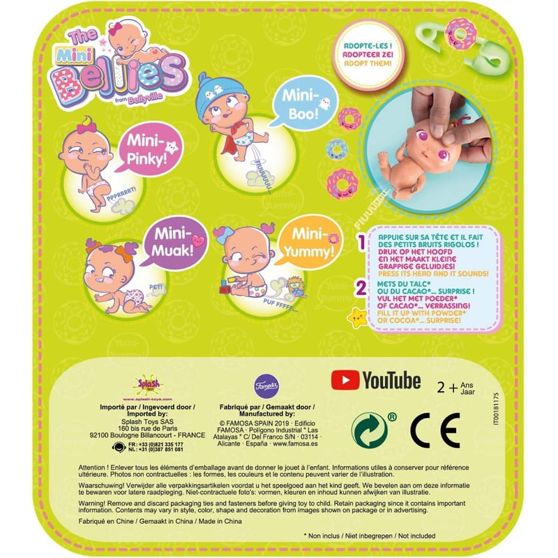 MINI BELLIES MUÑECA - MINI YUMMY - Imagen 3