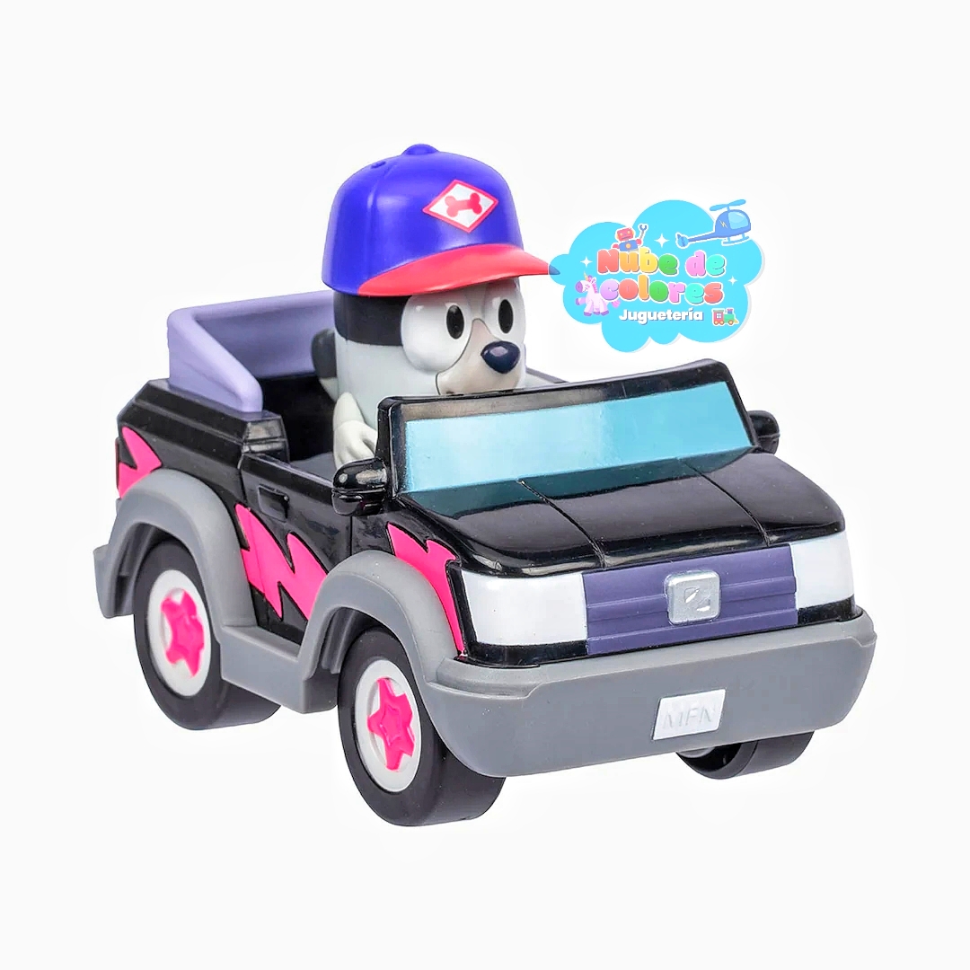 AUTO DE PIZZERÍA CON MUFFIN - BLUEY