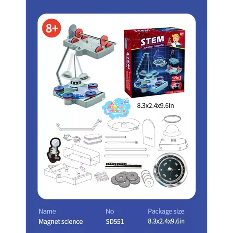 KIT CIENCIA MAGNÉTICA 12 EN 1 - Imagen 3