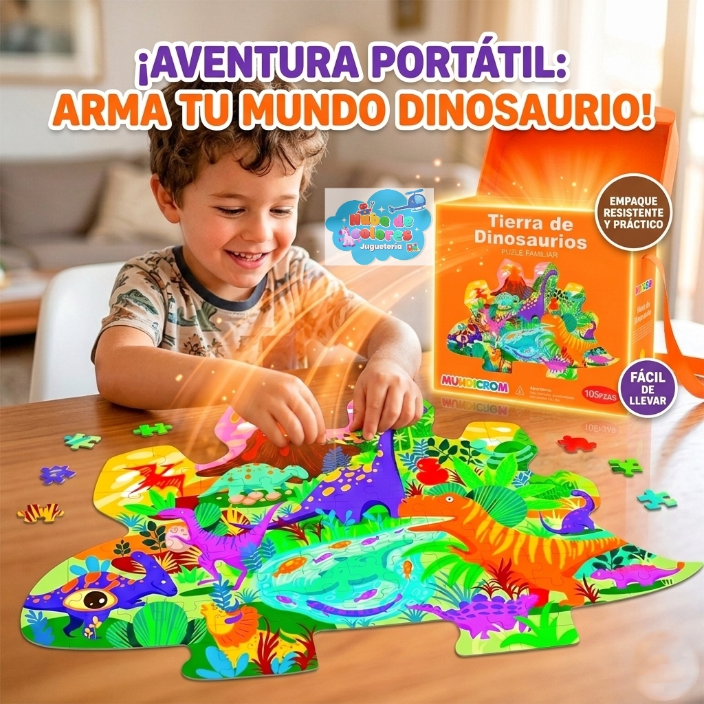 TIERRA DE DINOSAURIOS - PUZLE 105 PZAS.
